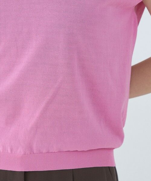 TOMORROWLAND / トゥモローランド ニット・セーター | サスティナブルコットンナイロン Vネックノースリーブプルオーバー | 詳細7