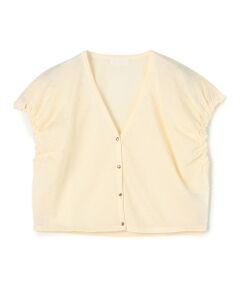 TOMORROWLAND / トゥモローランド カーディガン・ボレロ | シアードット キャップスリーブカーディガン