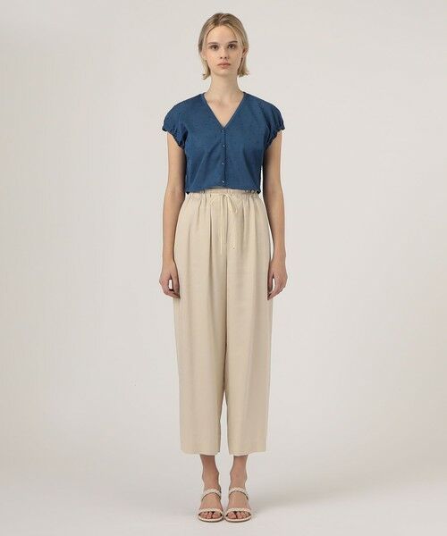 TOMORROWLAND / トゥモローランド カーディガン・ボレロ | シアードット キャップスリーブカーディガン | 詳細1