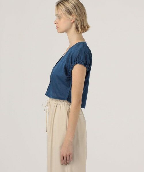 TOMORROWLAND / トゥモローランド カーディガン・ボレロ | シアードット キャップスリーブカーディガン | 詳細3