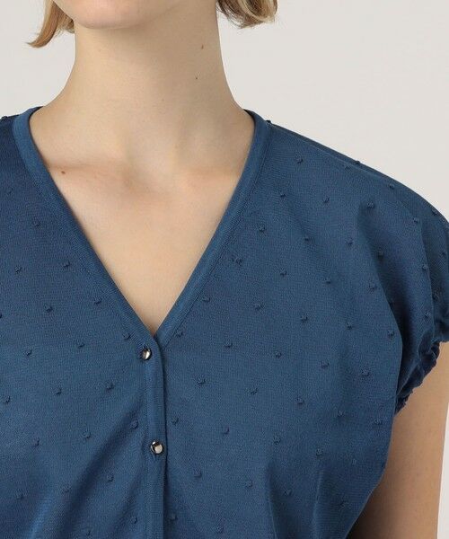 TOMORROWLAND / トゥモローランド カーディガン・ボレロ | シアードット キャップスリーブカーディガン | 詳細5