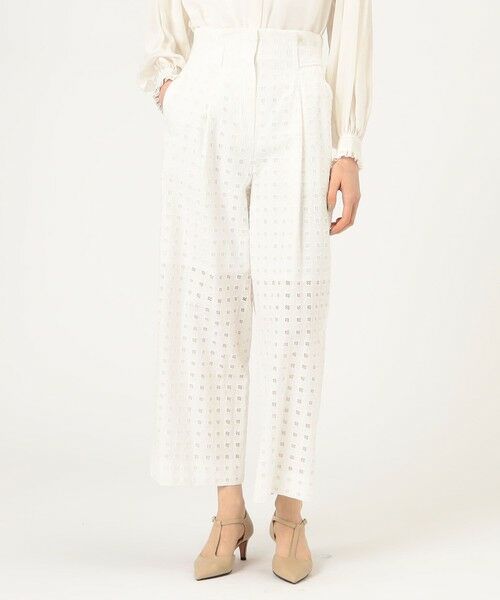 TOMORROWLAND / トゥモローランド その他パンツ | コットンエンブロイダリー サイドタブパンツ | 詳細2