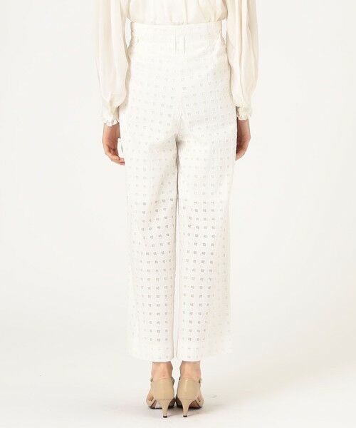 TOMORROWLAND / トゥモローランド その他パンツ | コットンエンブロイダリー サイドタブパンツ | 詳細4