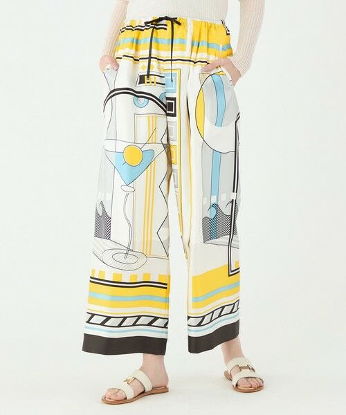 naruさま専用　　トゥモローランド Ballsey アイボリー 楽ちんパンツ ストレッチボタニー ワイドパンツ｜トゥモローランド 公式通販
