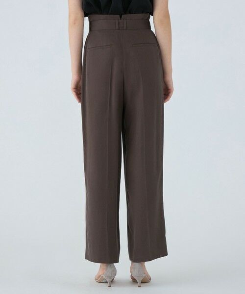 TOMORROWLAND / トゥモローランド その他パンツ | セルロースツイル ハイウエストテーパードパンツ | 詳細4