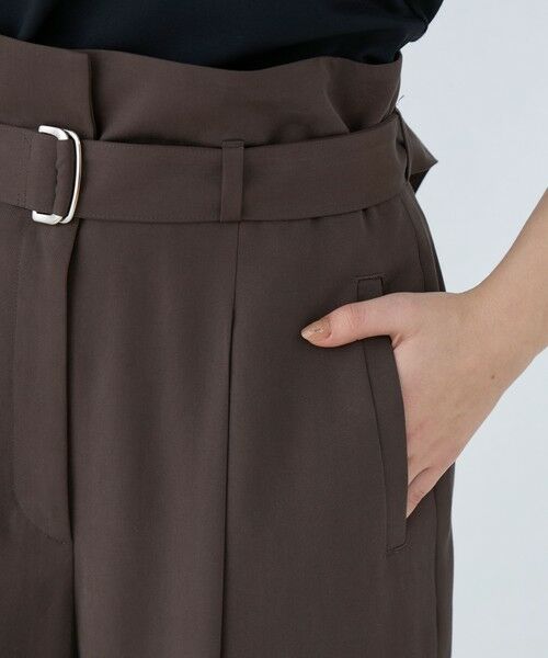 TOMORROWLAND / トゥモローランド その他パンツ | セルロースツイル ハイウエストテーパードパンツ | 詳細7