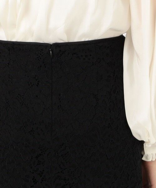 TOMORROWLAND / トゥモローランド ロング・マキシ丈スカート | フラワーコードレース ペンシルタイトスカート | 詳細5
