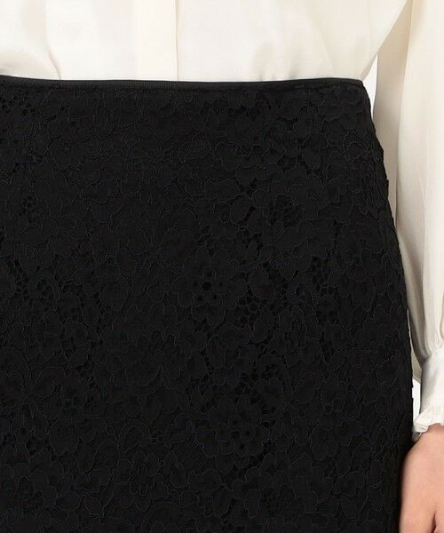 TOMORROWLAND / トゥモローランド ロング・マキシ丈スカート | フラワーコードレース ペンシルタイトスカート | 詳細6