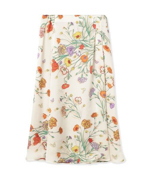 TOMORROWLAND/トゥモローランド 【別注】manipuri for Ballsey Collage Bloom アシンメトリータックスカート 12 ホワイト系 34(7号) TOMORROWLAND/トゥモローランド 【別注】manipuri for Ballsey Collage Bloom アシンメトリータックスカート 12 ホワイト系 34(7号)