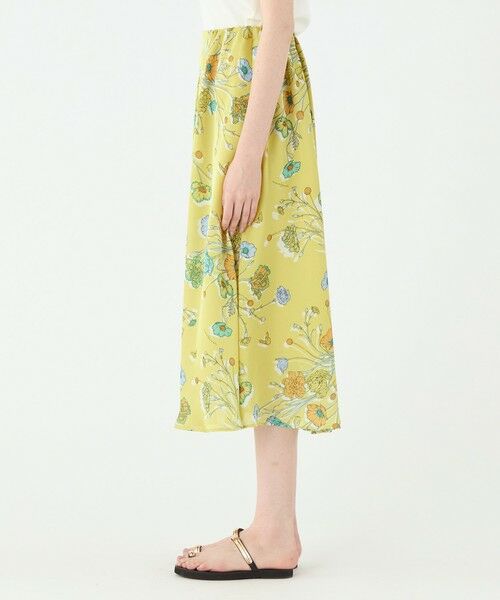 TOMORROWLAND / トゥモローランド ロング・マキシ丈スカート | 【別注】manipuri for Ballsey Collage Bloom アシンメトリータックスカート | 詳細3