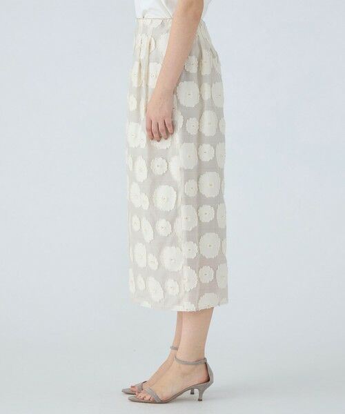 TOMORROWLAND / トゥモローランド ロング・マキシ丈スカート | シアーウェーブジャカード コクーンスカート | 詳細3