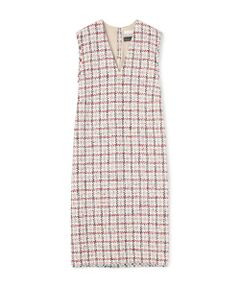 TOMORROWLAND / トゥモローランド ミニ丈・ひざ丈ワンピース | Amalfi Vネックワンピース