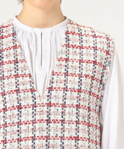 TOMORROWLAND / トゥモローランド ミニ丈・ひざ丈ワンピース | Amalfi Vネックワンピース | 詳細4