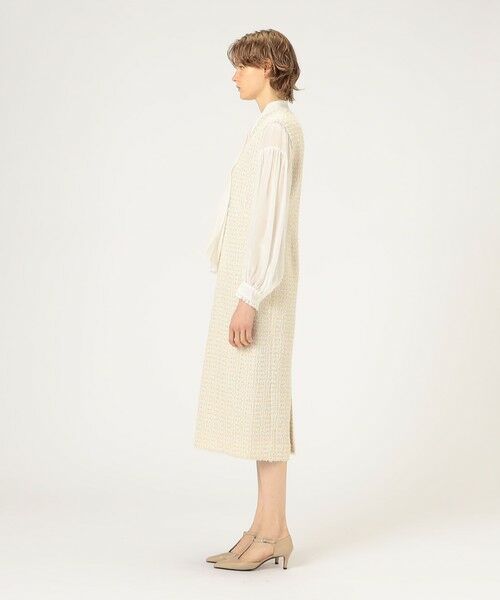 TOMORROWLAND / トゥモローランド ミニ丈・ひざ丈ワンピース | Munchen Vネックワンピース | 詳細2