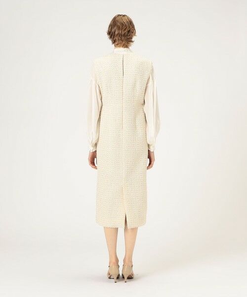 TOMORROWLAND / トゥモローランド ミニ丈・ひざ丈ワンピース | Munchen Vネックワンピース | 詳細3