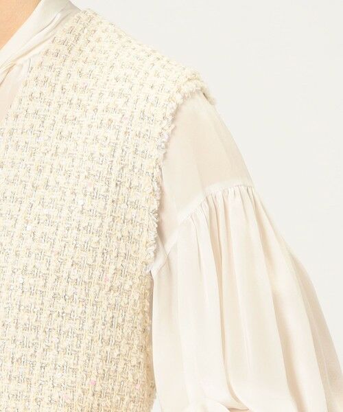 TOMORROWLAND / トゥモローランド ミニ丈・ひざ丈ワンピース | Munchen Vネックワンピース | 詳細6