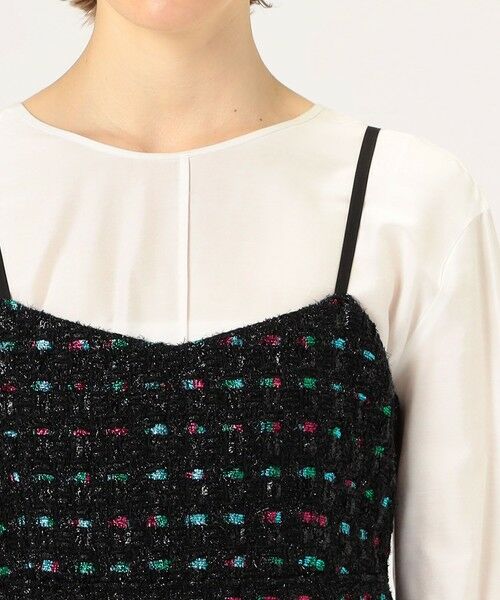 TOMORROWLAND / トゥモローランド ロング・マキシ丈ワンピース | Black opal キャミソールワンピース | 詳細4