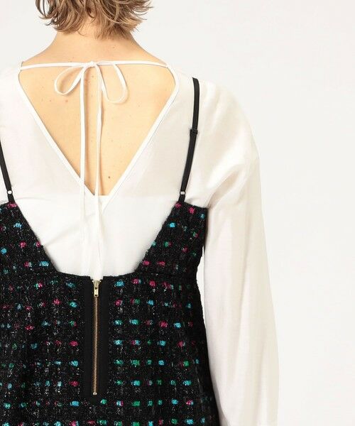 TOMORROWLAND / トゥモローランド ロング・マキシ丈ワンピース | Black opal キャミソールワンピース | 詳細5