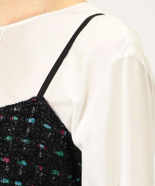 TOMORROWLAND / トゥモローランド ロング・マキシ丈ワンピース | Black opal キャミソールワンピース | 詳細6