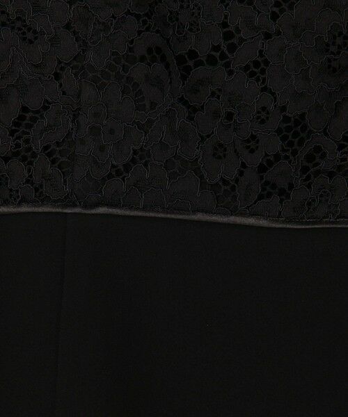 TOMORROWLAND / トゥモローランド ドレス | レースコンビ スクエアネックワンピース | 詳細9