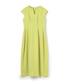 TOMORROWLAND / トゥモローランド ロング・マキシ丈ワンピース | スティフダブルクロス バレルシルエットワンピース