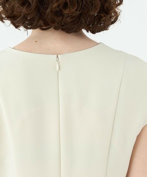 TOMORROWLAND / トゥモローランド ロング・マキシ丈ワンピース | スティフダブルクロス バレルシルエットワンピース | 詳細5