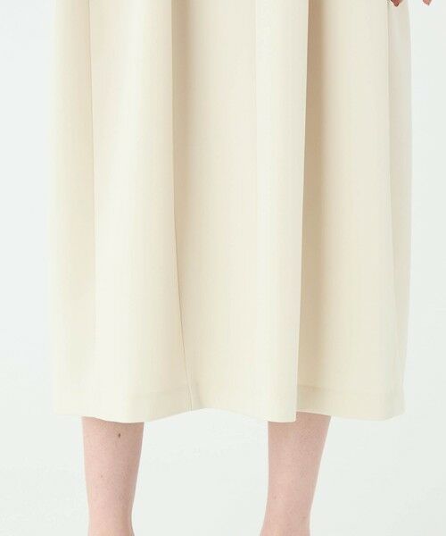 TOMORROWLAND / トゥモローランド ロング・マキシ丈ワンピース | スティフダブルクロス バレルシルエットワンピース | 詳細8