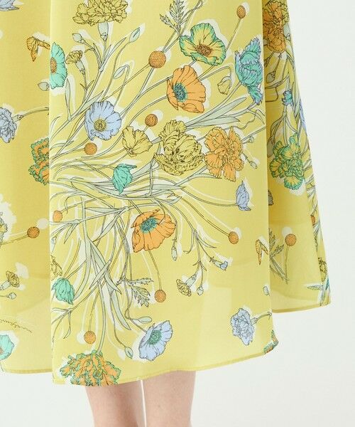 TOMORROWLAND / トゥモローランド ロング・マキシ丈ワンピース | 【別注】manipuri for Ballsey Collage Bloom キャミソールワンピース | 詳細8