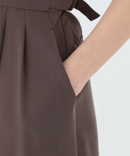 美品✨Ballsey セルロースツイル オールインワン チャコールグレー 36 セール】 セルロースツイル オールインワン （サロペット