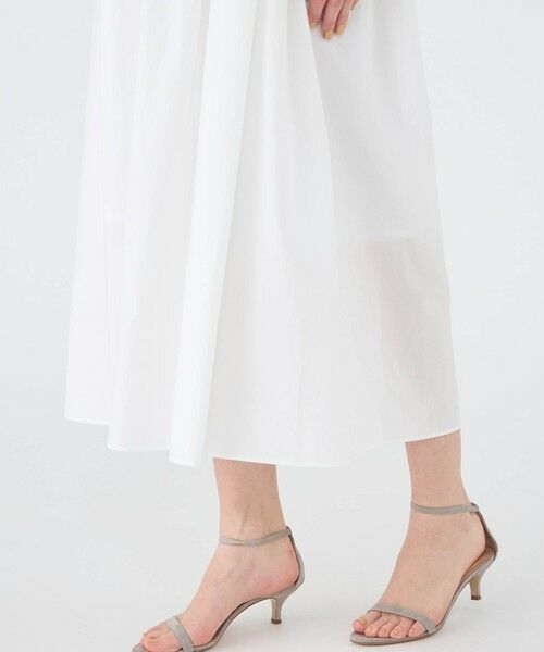 TOMORROWLAND / トゥモローランド ロング・マキシ丈ワンピース | プロセスドコットン スキッパーカラーワンピース | 詳細6