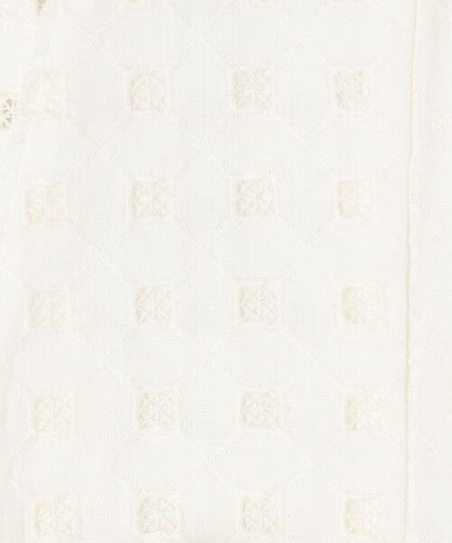 TOMORROWLAND / トゥモローランド ノーカラージャケット | コットンエンブロイダリー Vカラージャケット | 詳細13