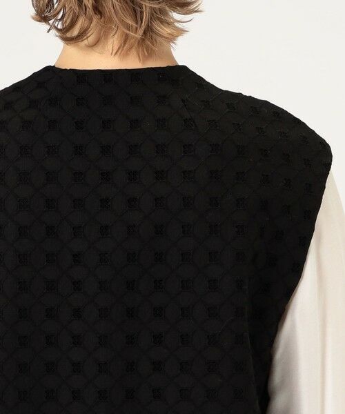 美品●トゥモローランド✴︎ベスト ジレ コクーンシルエット 定価2.9万 セール】 コットンエンブロイダリーコクーンジレ （ベスト