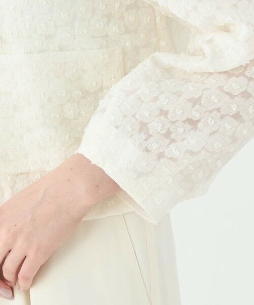 TOMORROWLAND / トゥモローランド ノーカラージャケット | アリッサムカットジャカード クルーネックジャケット | 詳細8