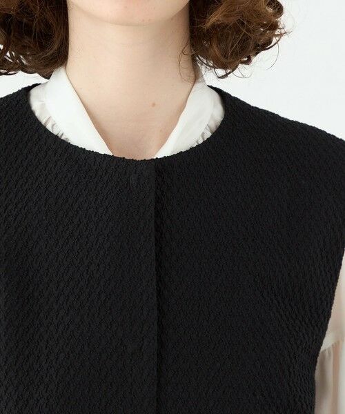 TOMORROWLAND / トゥモローランド ベスト | タイニーフラワージャカード ショートベスト | 詳細6