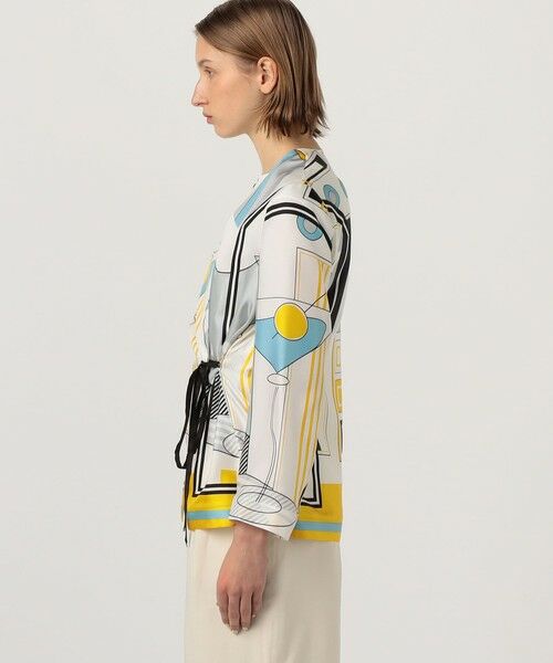 TOMORROWLAND / トゥモローランド その他アウター | 【別注】manipuri for Ballsey Cocktail カシュクールジャケット | 詳細3