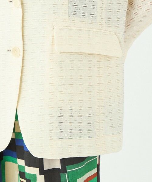 TOMORROWLAND / トゥモローランド テーラードジャケット | シアーオーバル テーラードジャケット | 詳細10