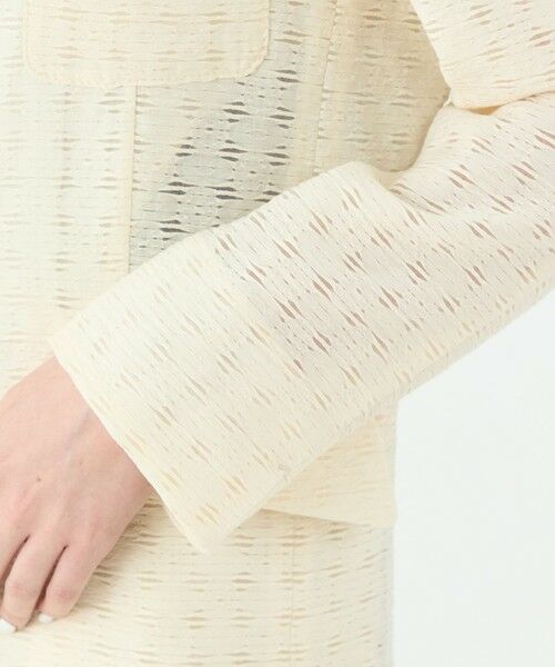 TOMORROWLAND / トゥモローランド テーラードジャケット | シアーオーバル テーラードジャケット | 詳細7