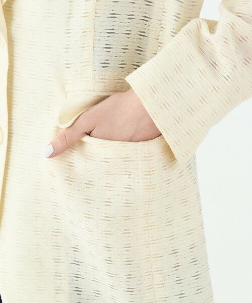 TOMORROWLAND / トゥモローランド テーラードジャケット | シアーオーバル テーラードジャケット | 詳細9