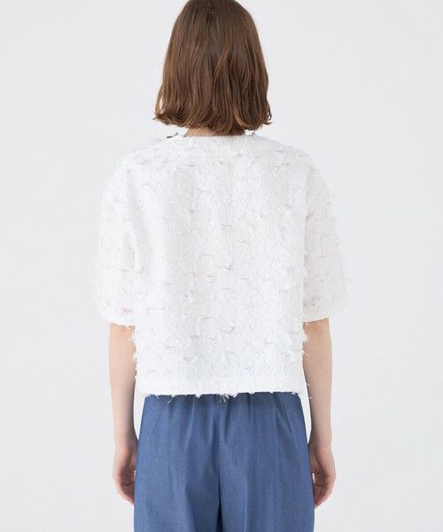 TOMORROWLAND / トゥモローランド シャツ・ブラウス | フラワーカットジャカード Tブラウス | 詳細4