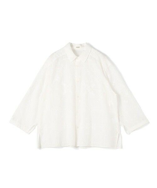 TOMORROWLAND/トゥモローランド ビンテージエンブロイダリー レギュラーカラーシャツ 11 ホワイト 36(9号) TOMORROWLAND/トゥモローランド ビンテージエンブロイダリー レギュラーカラーシャツ 11 ホワイト 36(9号)