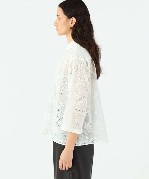 TOMORROWLAND / トゥモローランド シャツ・ブラウス（半袖以外） | ビンテージエンブロイダリー レギュラーカラーシャツ | 詳細3