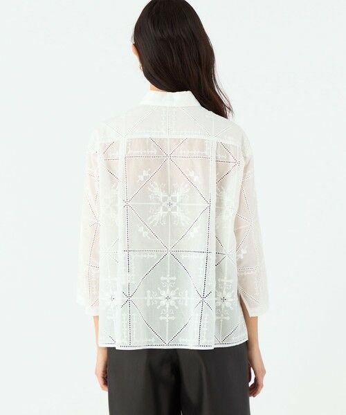 TOMORROWLAND / トゥモローランド シャツ・ブラウス（半袖以外） | ビンテージエンブロイダリー レギュラーカラーシャツ | 詳細4