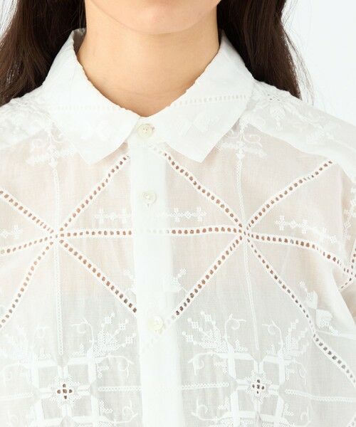 TOMORROWLAND / トゥモローランド シャツ・ブラウス（半袖以外） | ビンテージエンブロイダリー レギュラーカラーシャツ | 詳細5