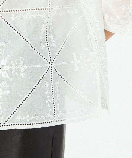 TOMORROWLAND / トゥモローランド シャツ・ブラウス（半袖以外） | ビンテージエンブロイダリー レギュラーカラーシャツ | 詳細7