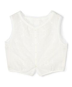 TOMORROWLAND / トゥモローランド シャツ・ブラウス | ビンテージエンブロイダリー ショートブラウス