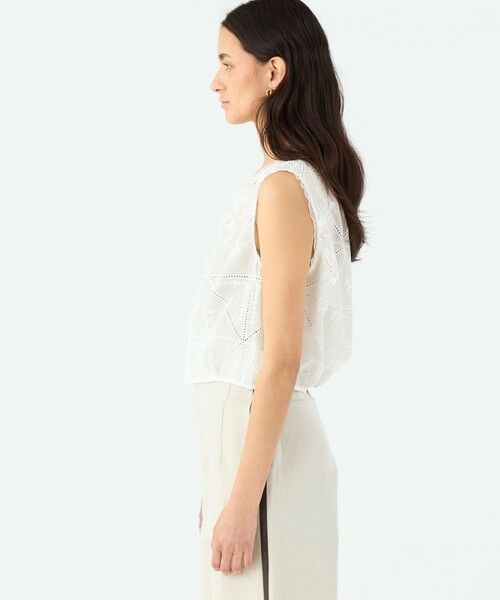 TOMORROWLAND / トゥモローランド シャツ・ブラウス | ビンテージエンブロイダリー ショートブラウス | 詳細3