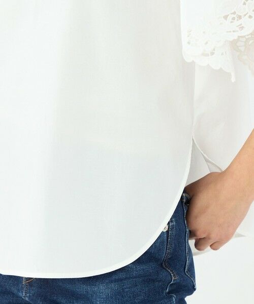 TOMORROWLAND / トゥモローランド シャツ・ブラウス | エンブロイダリーレース ワイドプルオーバーブラウス | 詳細8