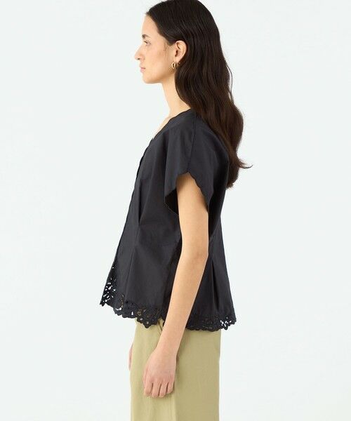 TOMORROWLAND / トゥモローランド シャツ・ブラウス | エンブロイダリーレース プルオーバーブラウス | 詳細3