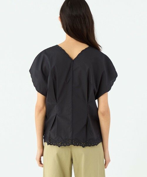 TOMORROWLAND / トゥモローランド シャツ・ブラウス | エンブロイダリーレース プルオーバーブラウス | 詳細4