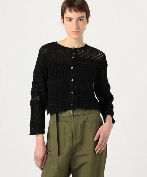 TOMORROWLAND / トゥモローランド カーディガン・ボレロ | 【WEB限定】コットンレーシー クルーネックカーディガン | 詳細10